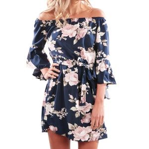Brand new ladies floral short mini dress.